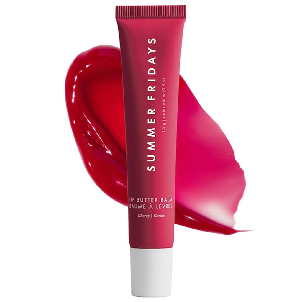 Summer Fridays Lip Butter Balm Gloss Tint Mask Vegan Night Sleeping Brown Pink Cherry Cocoa Coffee Vanilla Beige Mint