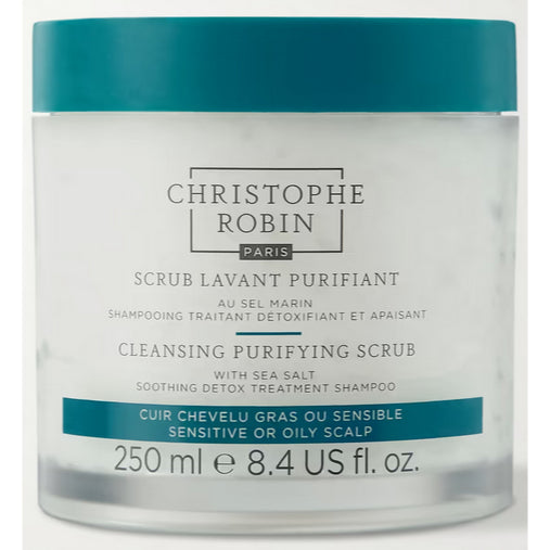 Cleansing Purifying Scrub 75ml 250ml Hair Scalp Sea Salt Detox Christophe Robin