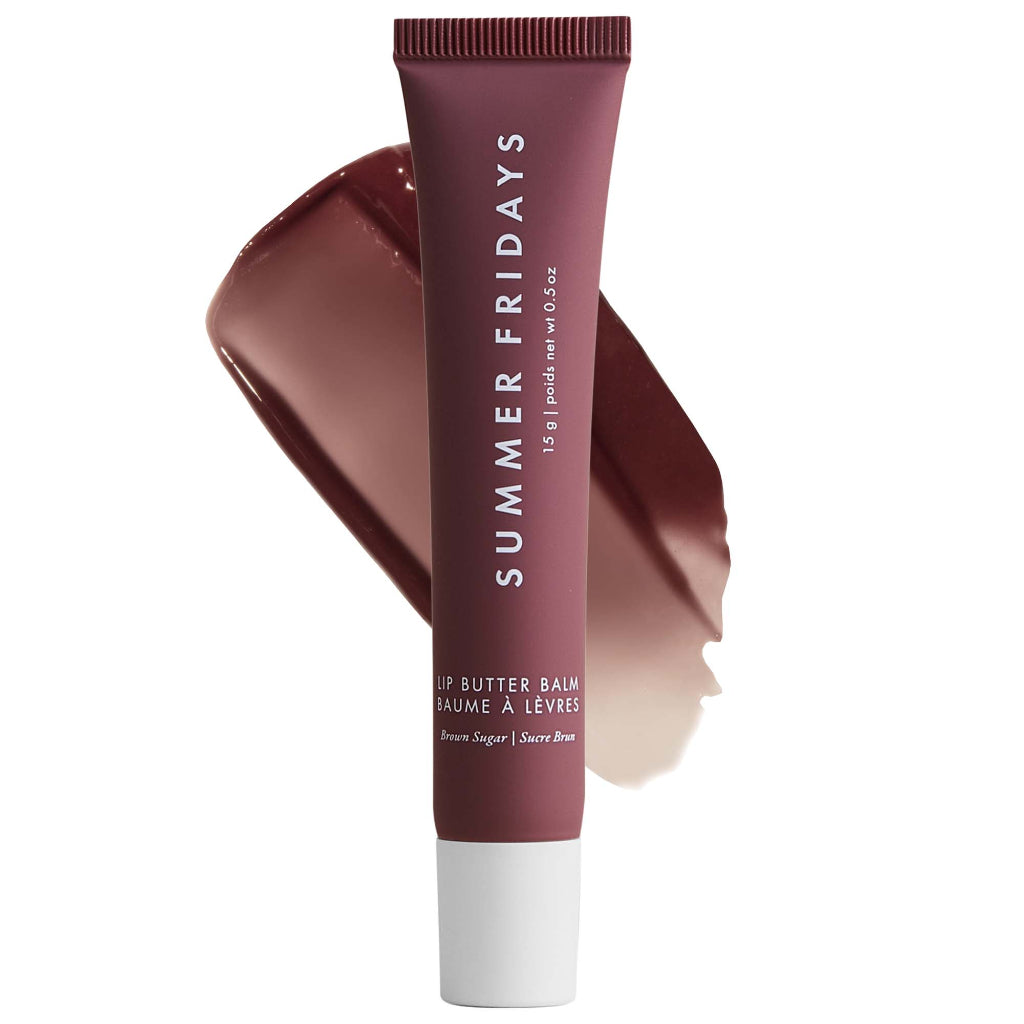 Summer Fridays Lip Butter Balm Gloss Tint Mask Vegan Night Sleeping Brown Pink Cherry Cocoa Coffee Vanilla Beige Mint