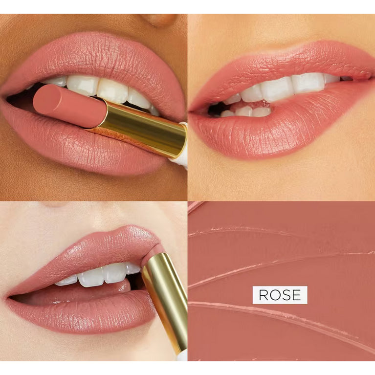Tarte Maracuja Juicy Lipstick Balm Treatment Satin Cherry Hibiscus Pinky Rose Red Pink Nude Creamy