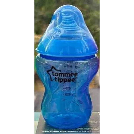 Tommee Tippee Closer to Nature Natural Start Colour Baby Bottle BPA Pack Milk Clear Bottles Set Gift