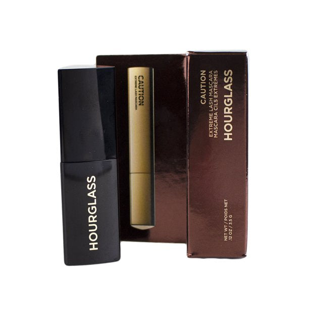 Hourglass Caution Extreme Lash Mascara Travel Deluxe Sample Trial Black Volumising Lengthening Lifting Curling Eye