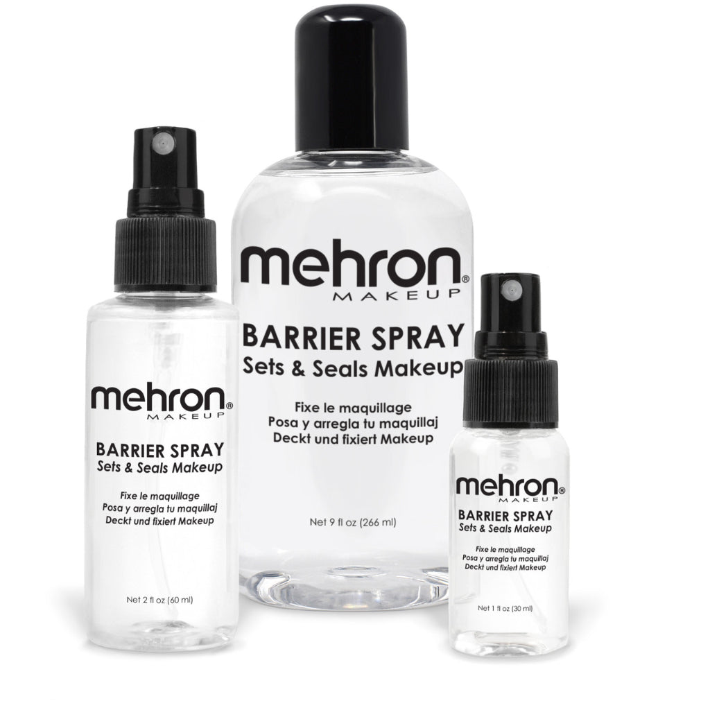 Mehron Barrier Spray Skin Professional Makeup Sealer Prep Setting Fixing Base Primer Finishing Bridal Cosplay Stage
