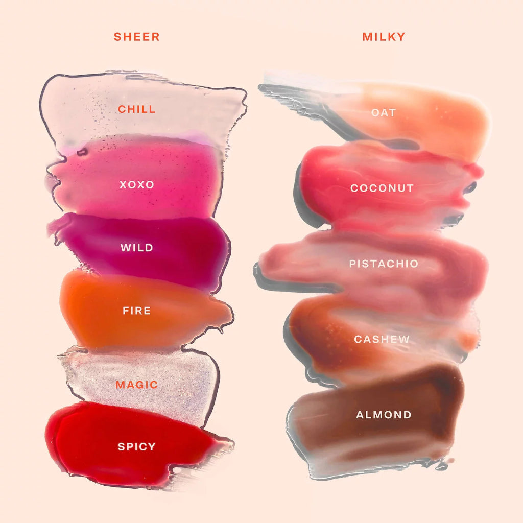 Tower 28 ShineOn Lip Jelly Glossy Milky Balm Gloss Pink Nude Berry Red Rosy Mauve Stain Tint Plumper Oil Gel Sheer