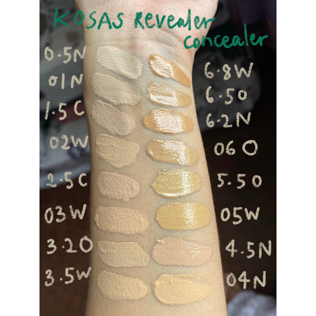 Kosas Revealer Concealer Eye Cream Corrector Medium Spot Treatment Serum Brightening