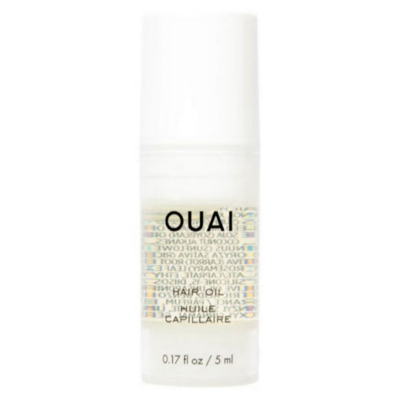 OUAI Hair Oil Travel Smoothening Floral Strengthening Repair Treatment Glossy Moisturiser Sample Conditioner Travel