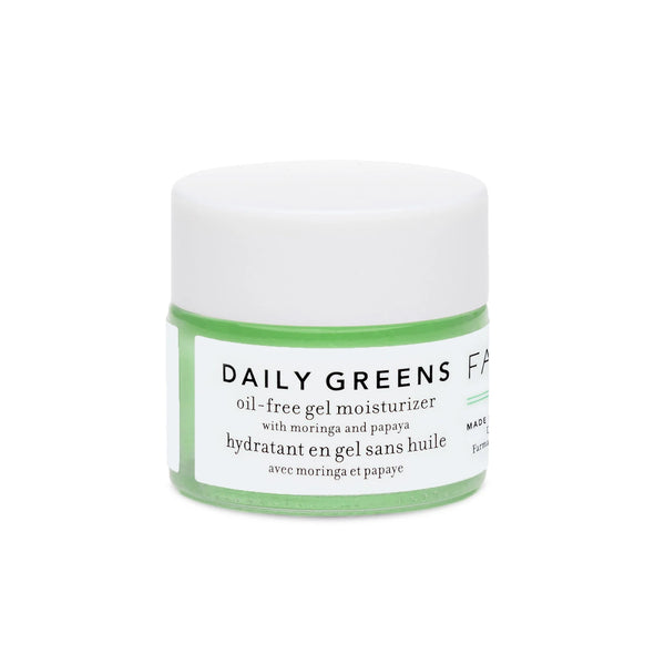 Farmacy Daily Greens Oil Free Gel Moisturizer Moringa Papaya Niacinamide Hyaluronic Acid Pores Oily Gentle Sensitive