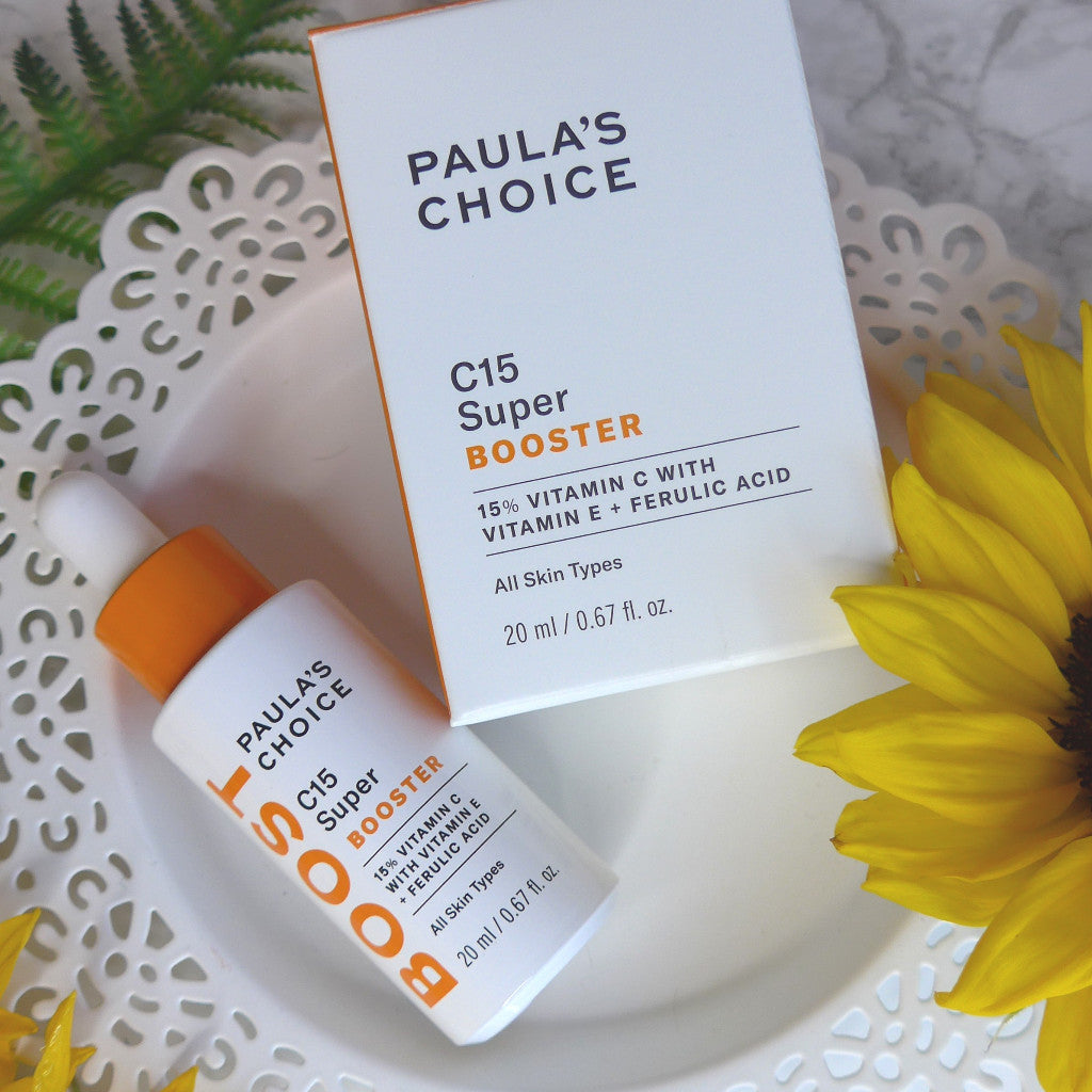 Paula's Choice C15 Super Booster Vitamin C E Ferulic Acid Brightening Dropper Spots Lightening Essence Toner Treatment