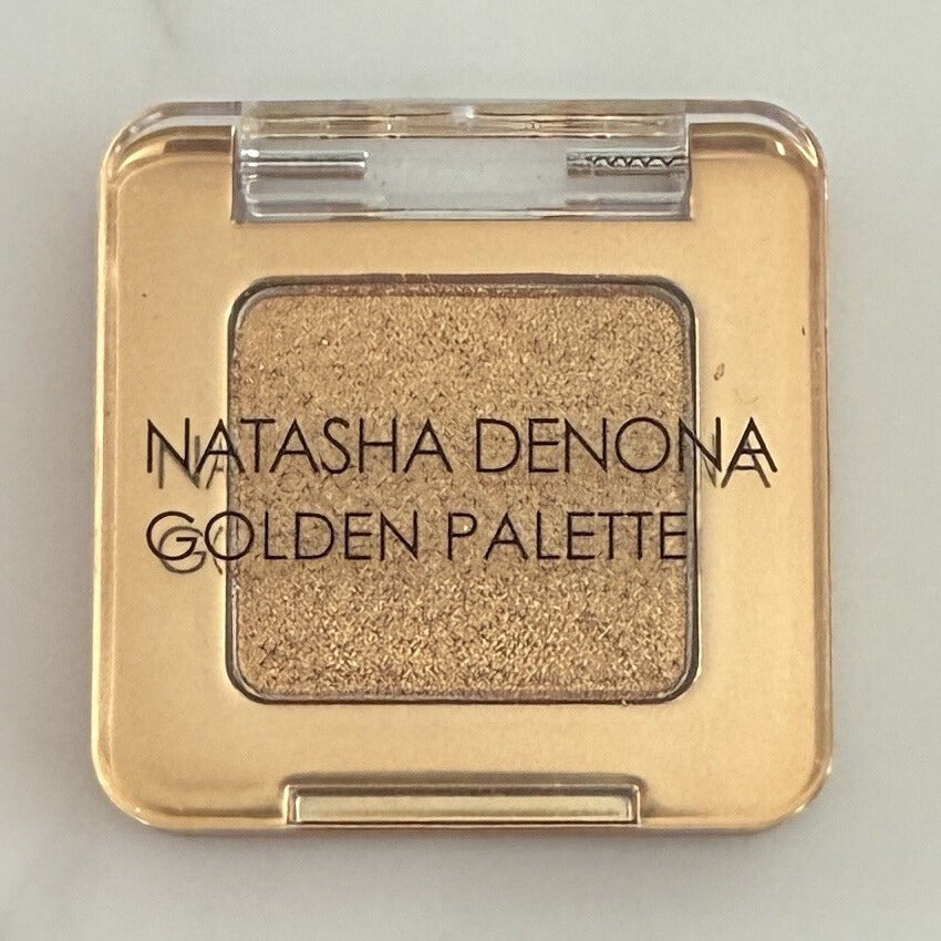 Natasha Denona Golden Palette ORO 201M Shimmer Cream Compact Powder Gold Metallic Eyeshadow Shadow Travel Mini Yellow