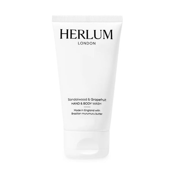 Herlum Hand Body Wash Sandalwood Grapefruit Travel Butter Glycerin Salicylic Cleanser Soap Shower Gel Mini Acid Acne