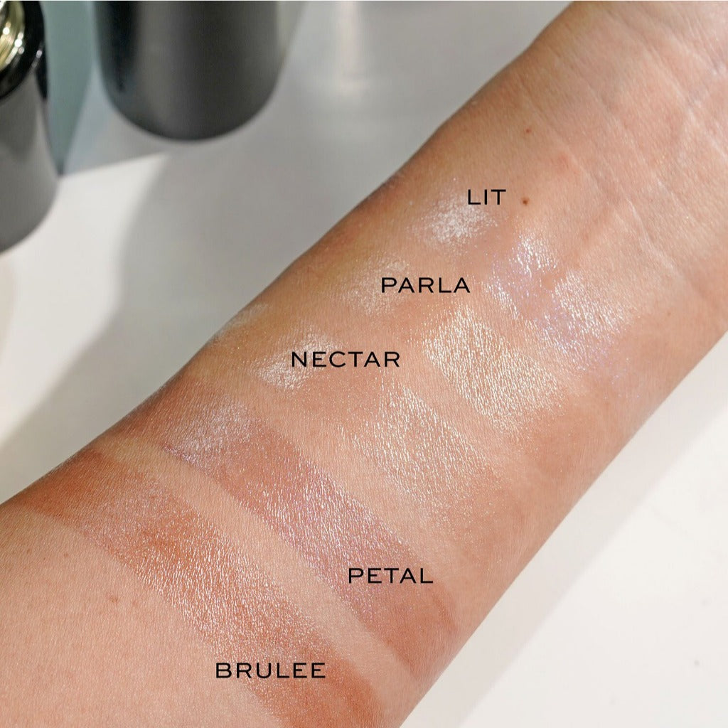 Westman Atelier Lit Up Highlight Stick Nectar Gold Peach Mini Travel Gel Contour Firming Glow Lip Gloss Balm Moisturiser