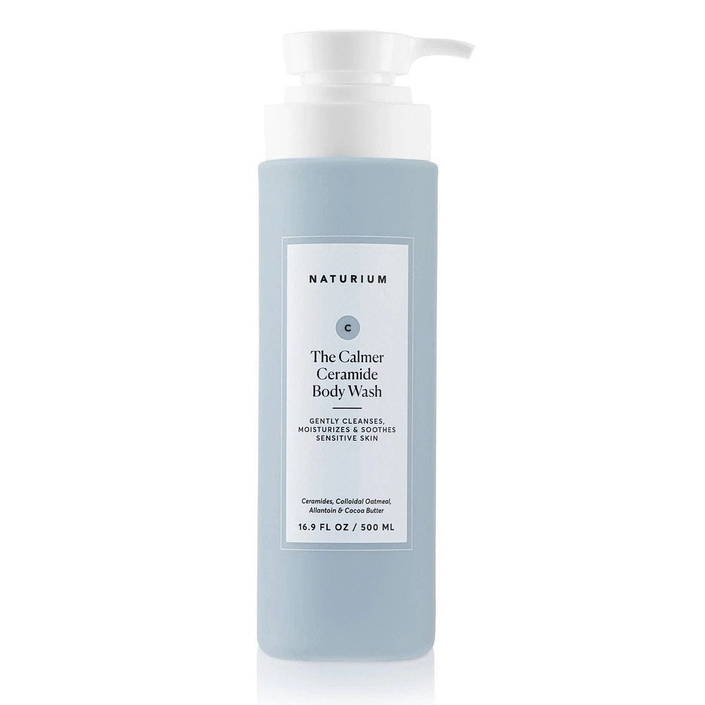 Naturium Calmer Ceramide Body Wash Shower Gel Facial Cleanser Butter Sensitive Oatmeal Itchy Eczema Moisturiser Gentle