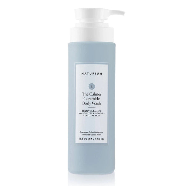 Naturium Calmer Ceramide Body Wash Shower Gel Facial Cleanser Butter Sensitive Oatmeal Itchy Eczema Moisturiser Gentle