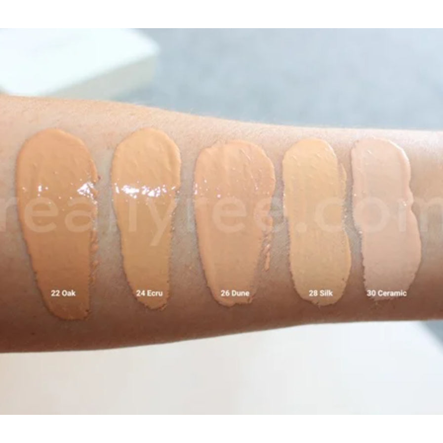 MERIT Uniform Tinted Mineral Sunscreen SPF 45 Light Sheer Tint Foundation Base BB CC UVA UVB Powder Sunblock Pores