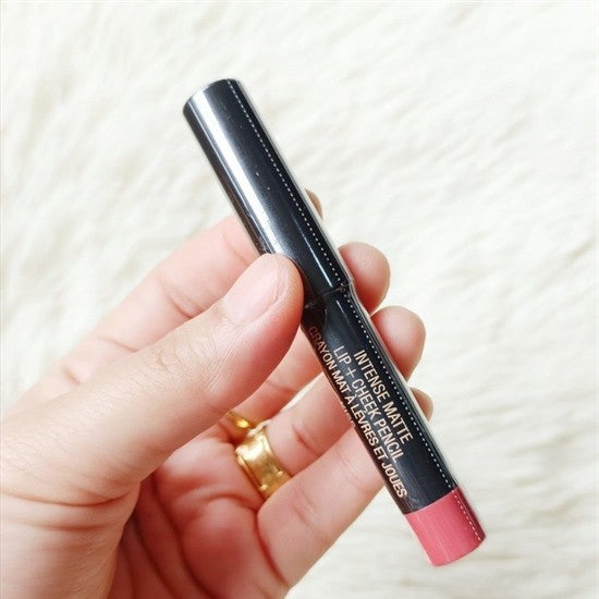 NUDESTIX Intense Matte Lip Cheek Pencil Kiss Matte Cream Liner Lipstick Blush Natural Waterproof Rose Warm Travel Stick