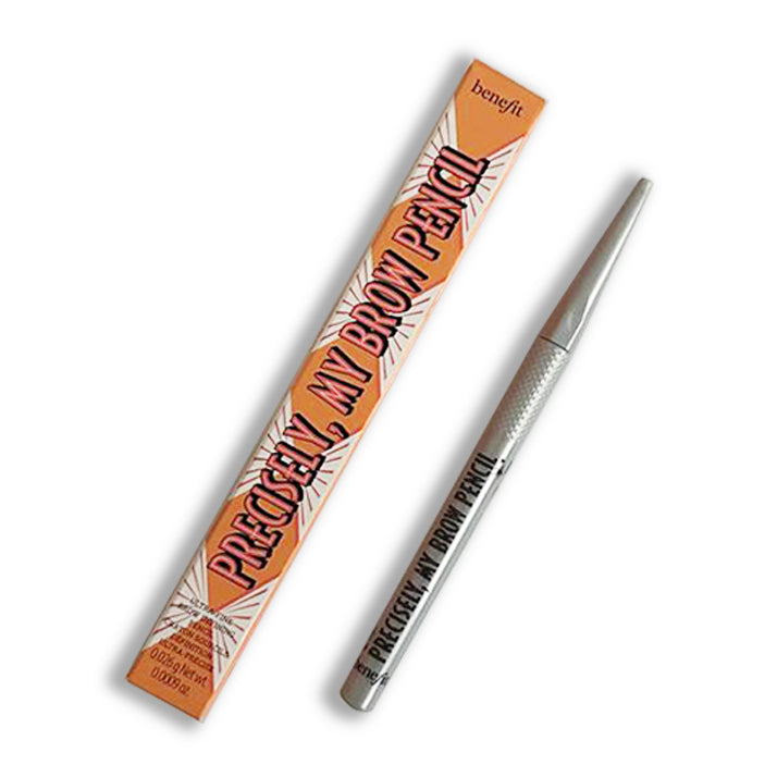 Benefit Precisely My Brow Pencil Ultra Fine Liner Waterproof 12-Hour Eyebrow Medium Brown Natural Brush Travel Mini