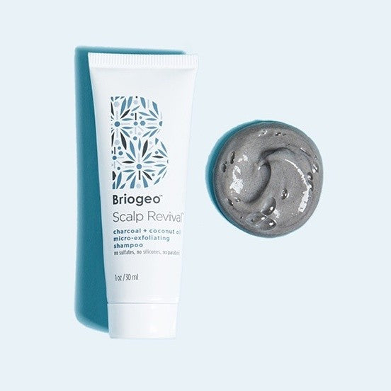 Briogeo Scalp Revival Charcoal Coconut Oil Micro-Exfoliating Shampoo Scalp Scrub Detox Cleanser Dandruff Itchy Dry Mini