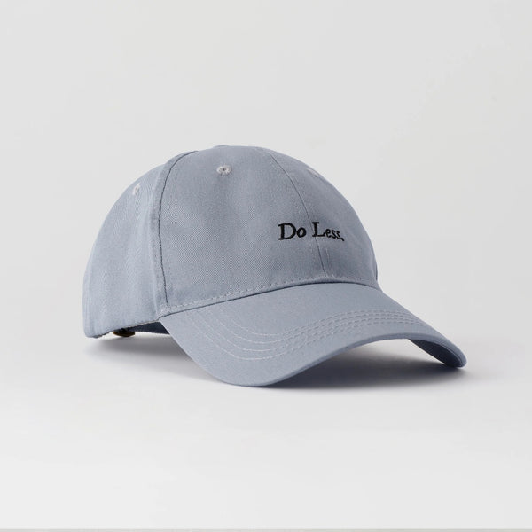 MERIT Do Less Blue Baseball Cap Cotton Adjustable Unisex Casual Outdoor Beauty Minimalist Limited