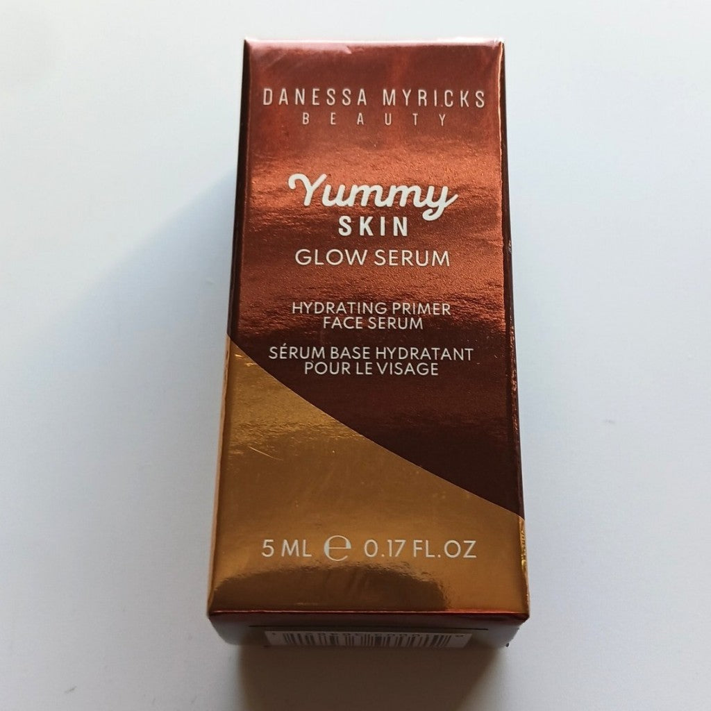 Danessa Myricks Yummy Skin Glow Serum Main Squeeze Primer Moisturiser Sheer Golden Brightening Sample Travel Tint Base
