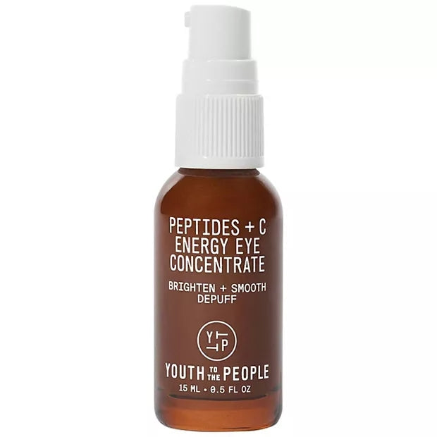 Youth to the People Peptides C Energy Eye Concentrate Gel Serum Caffeine Dark Circles Puffiness Wrinkles Brightening