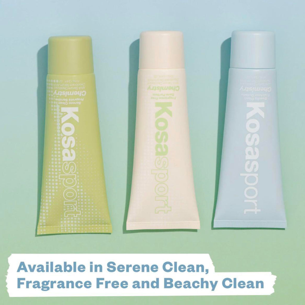 Kosas Chemistry AHA Serum Body Deodorant Kosasport Sport Aloe Hyaluronic Natural Exfoliating Brightening Roller Roll-On
