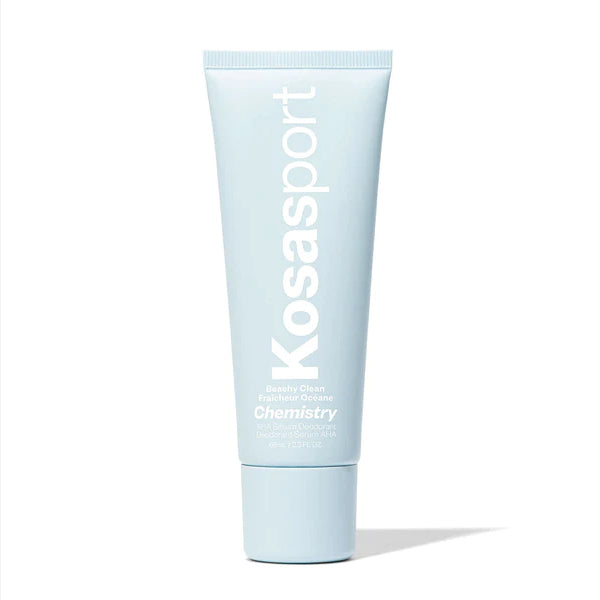 Kosas Chemistry AHA Serum Body Deodorant Kosasport Sport Aloe Hyaluronic Natural Exfoliating Brightening Roller Roll-On