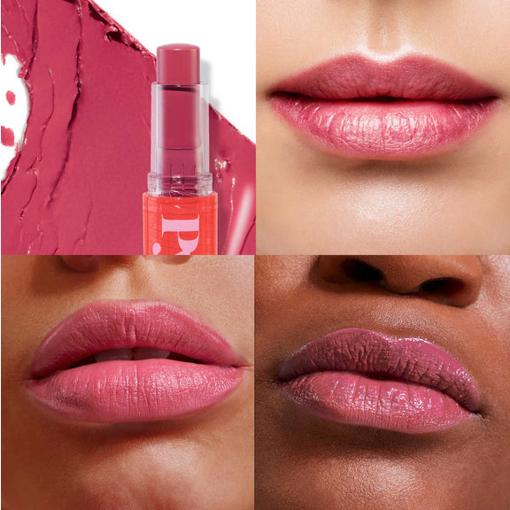 PYT Beauty So Extra Tinted Lip Balm Tint Stain Treatment Moisturiser Smooth Satin Pink Nude Rose Neutral Beige Oil