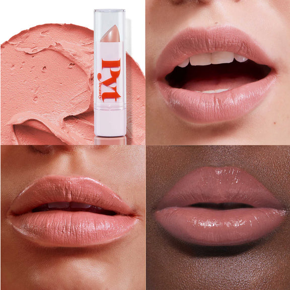 PYT Beauty Friends With Benefits Lip Duo Gloss Lipstick Butter Oil Vitamin E Moisturiser Tint Stain