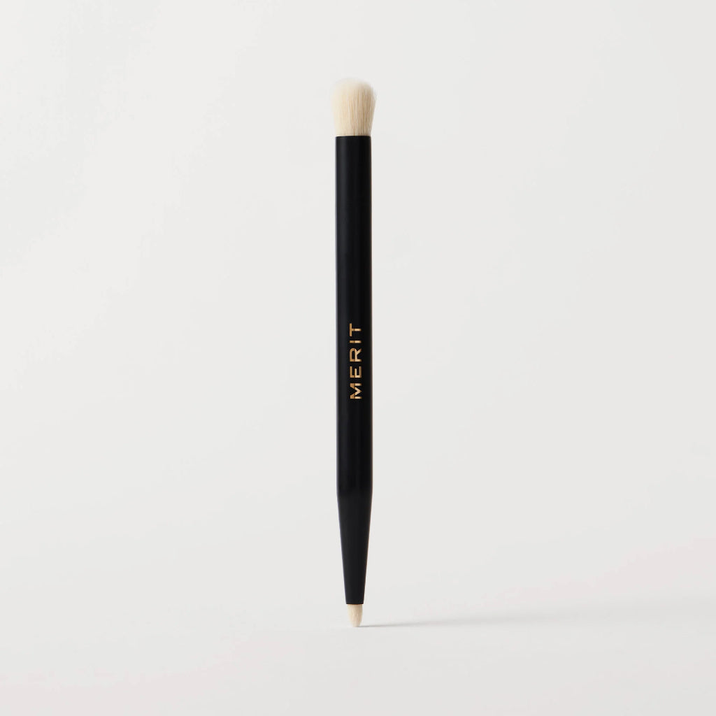 MERIT Brush 2 Dual Eyeshadow Solo Shadow Blending Cream Liquid Makeup Fluffy Pointed Flawless Tapered Travel