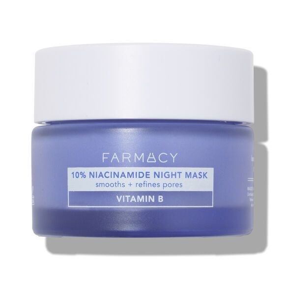 Farmacy 10% Niacinamide Night Face Mask Smoothing Pore Refining Overnight Sleeping Treatment Panthenol Oil Vitamin B