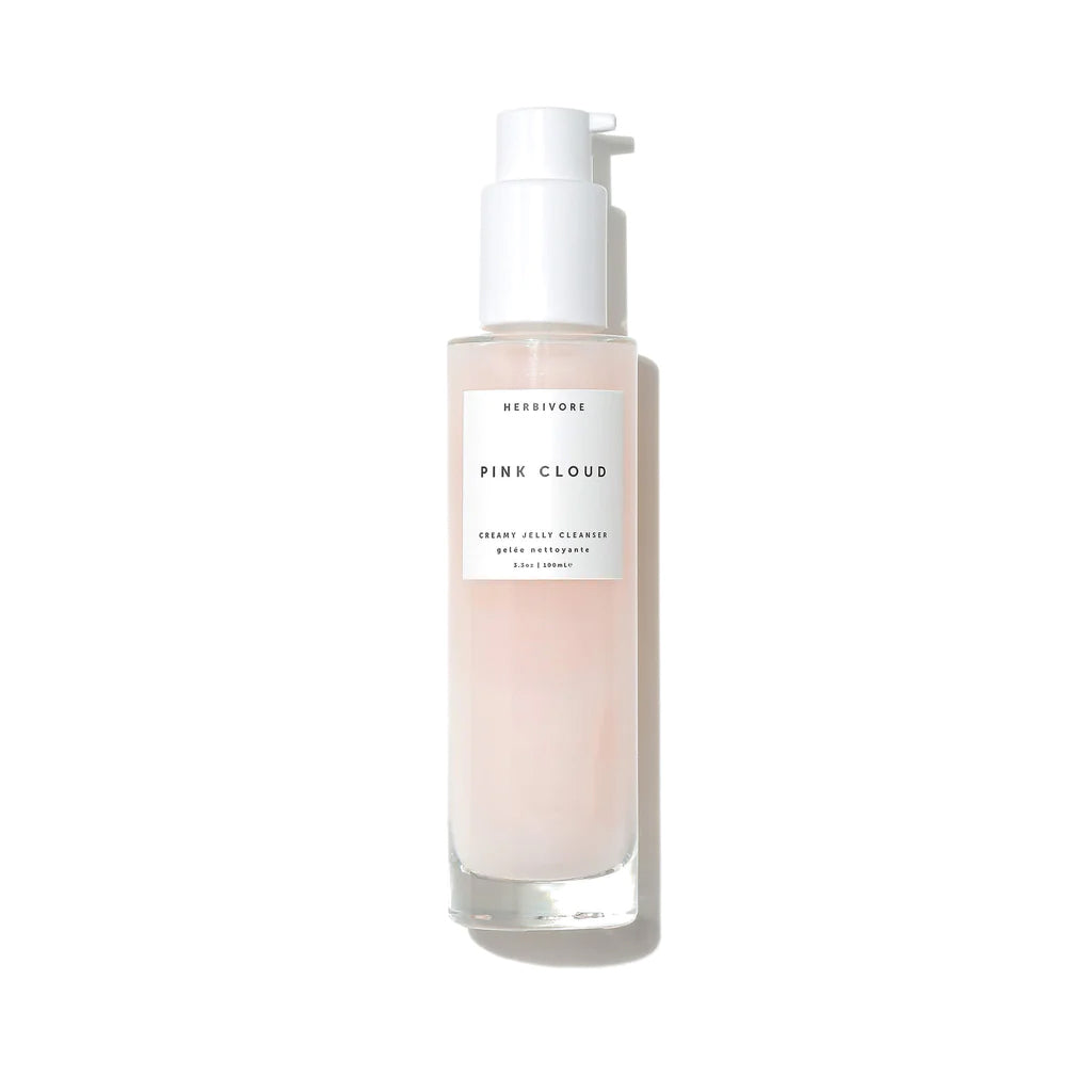 Herbivore PINK CLOUD Creamy Jelly Cleanser Gel Rosewater Tremella Gentle Remover