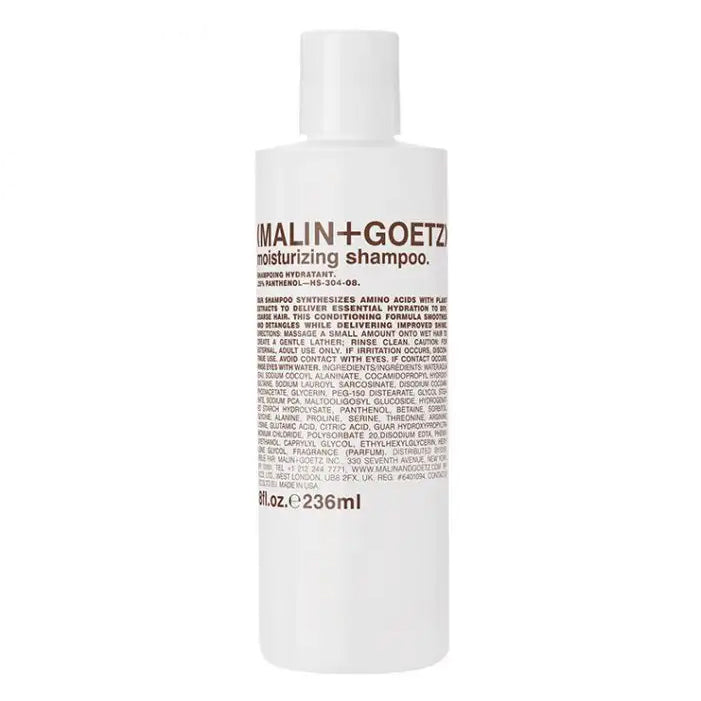 Malin+Goetz Malin Goetz Moisturizing Moisturising Shampoo Dry Damaged Hair Scalp Cleanser Amino Panthenol Strengthening