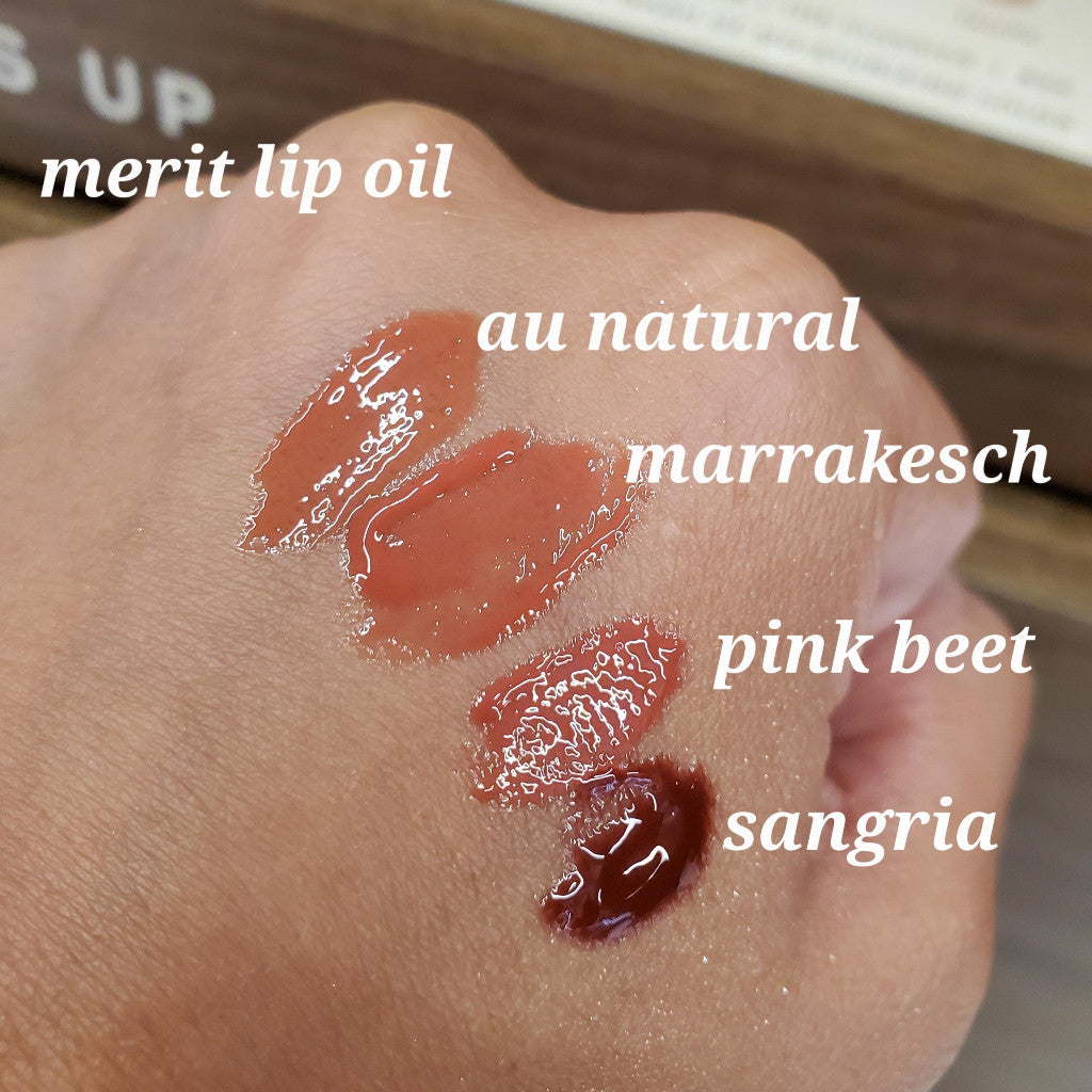 MERIT Shade Slick Tinted Lip Oil Gelee Tint Stain Jelly Gloss Plumper Sheer Moisturiser