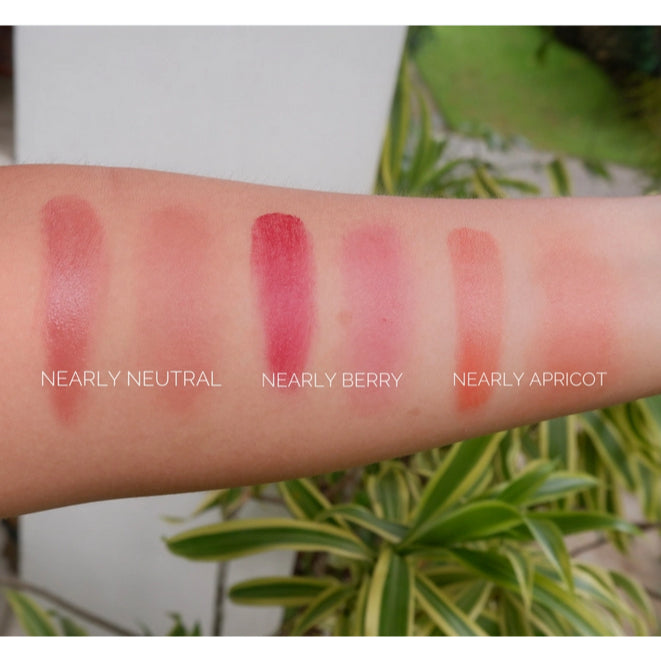 Rare Beauty Stay Vulnerable Melting Blush Cheek Liquid Cream Balm Coral Berry Pink Neutral Natural Flush Rose Peach