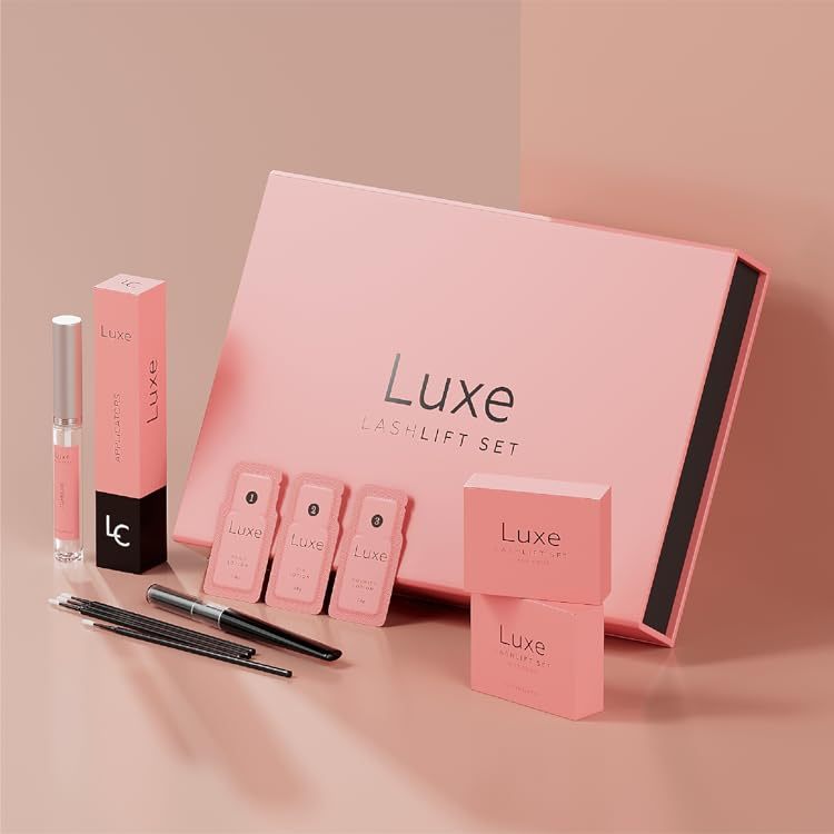 Luxe Cosmetics Lashlift Set Mascara Strengthening Perming Curling Eyelash Lift Volumising Curler Brush Pads Glue DIY