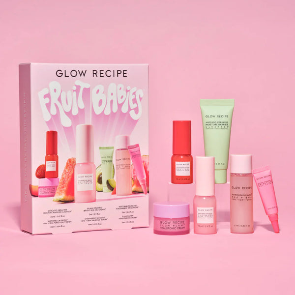 Glow Recipe Fruit Babies Bestsellers Skincare Set Kit Trial Travel Gift Dew Cleanser Toner Serum Best Sellers Eye Gel