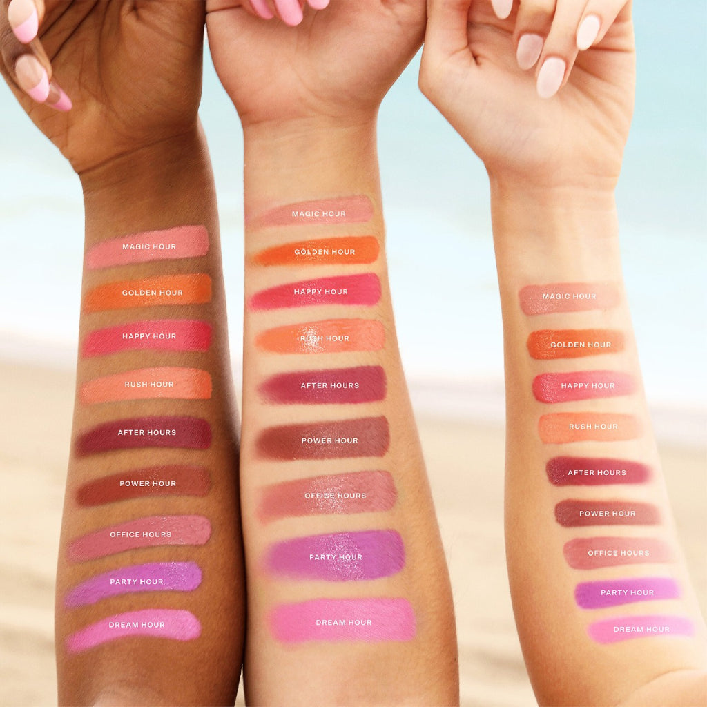 Tower 28 BeachPlease Cream Blush Lipstick Cheek Tinted Pink Rosy Nude Peach Compact