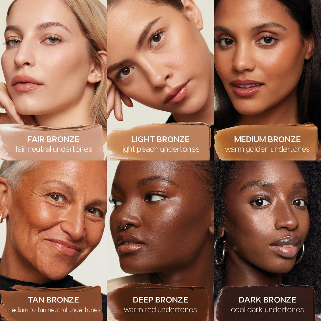 Saie Sun Melt Cream Balm Bronzer Glow Contour Highlighter Fair Peach Gold Neutral Warm Eyeshadow Eye Shadow