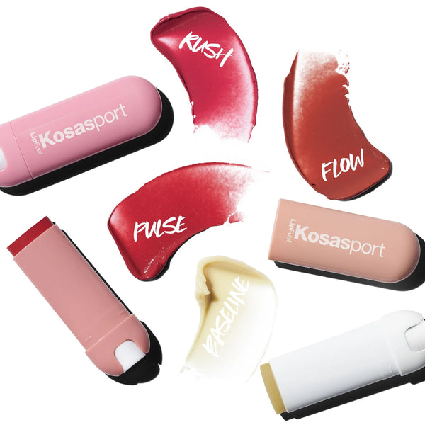 Kosas Kosasport LipFuel Lip Balm Hyaluronic Acid Tinted Tint Stain Gel Mint Pink Stick