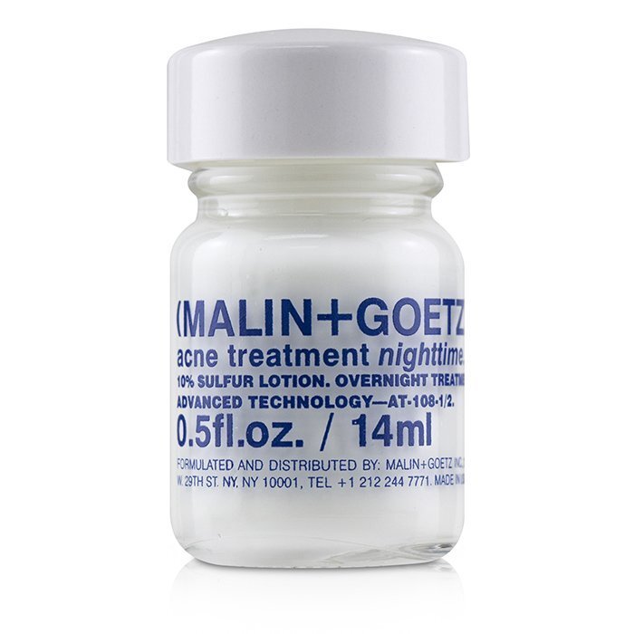 MALIN+GOETZ Malin Goetz Acne Treatment Nighttime Sulfur Salicylic Acid Camphor Zinc Blemishes Pimple Spots