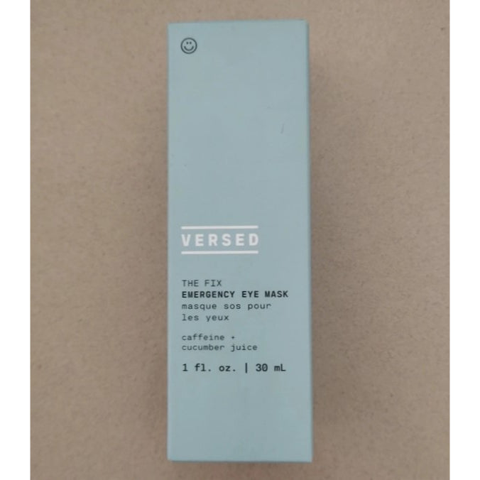 Versed The Fix Emergency Eye Mask Gel Caffeine Cucumber Sleeping Overnight Cooling Undereye Dark