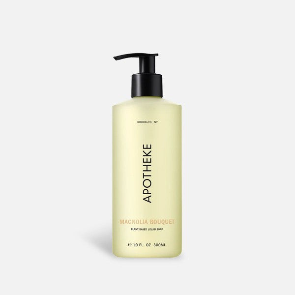 APOTHEKE Plant Based Liquid Soap Luxury Hand Body Shower Gel Wash Coconut Aloe Amber Magnolia Floral Lily Rose Woody