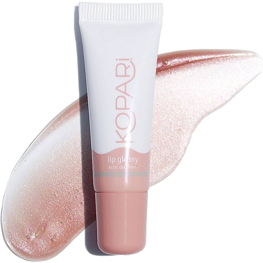 Kopari Moisturising Lip Glossy Clear Birthday Shea Butter Coconut Oil Gloss Shine Vanilla Nude Pink