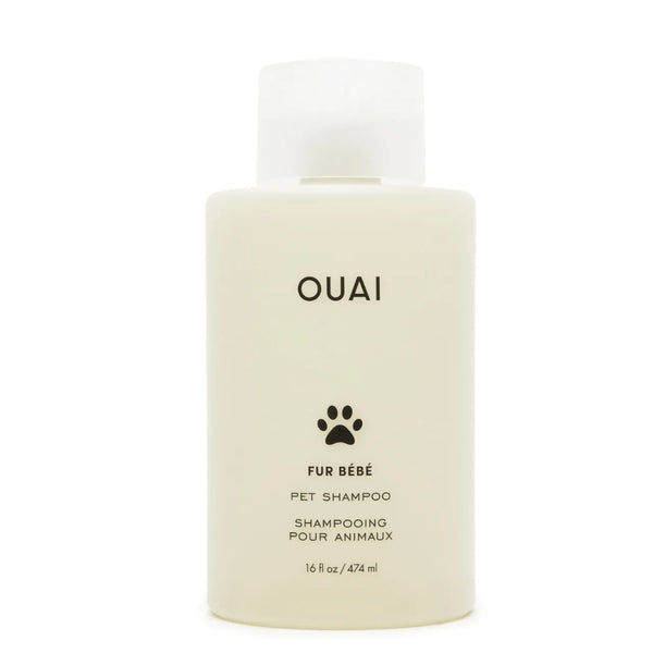 OUAI Fur Bébé Bebe Pet Shampoo Dry Skin Hair Shower Gel Dog Cat Bath Cleanser Foam Scented Fragrance
