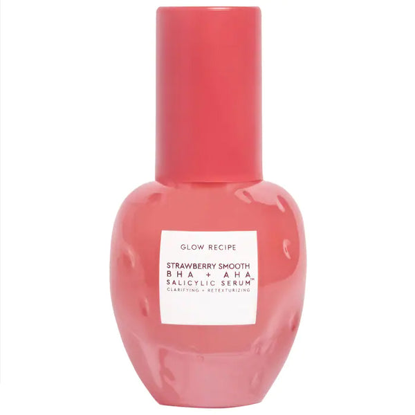 Glow Recipe Strawberry Smooth BHA AHA Salicylic Serum Facial Essence Acid Clarifying Hyaluronic