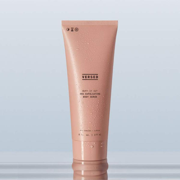 Versed Buff It Out AHA Exfoliating Body Scrub KP Brightening Sensitive