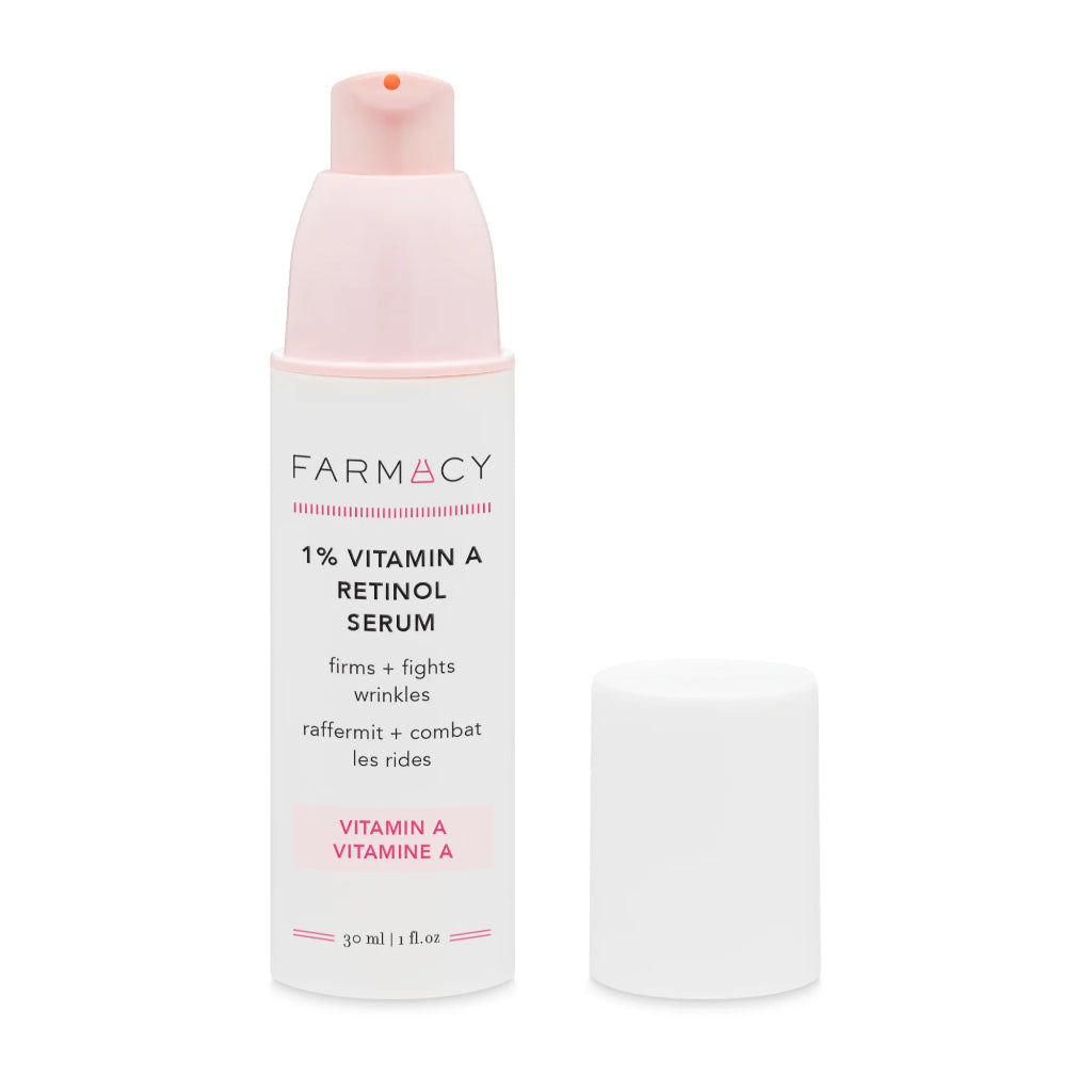 Farmacy 1% Vitamin A Retinol Serum Night Treatment Overnight Lines Wrinkles Brightening Hydrating Essence