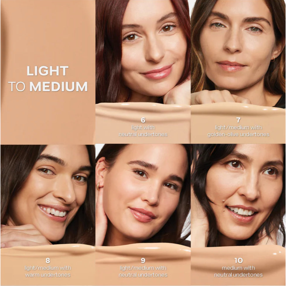 Saie Slip Tint Radiant All Over Cream Liquid Concealer Medium Niacinamide Glycerin Corrector Eye Foundation Base
