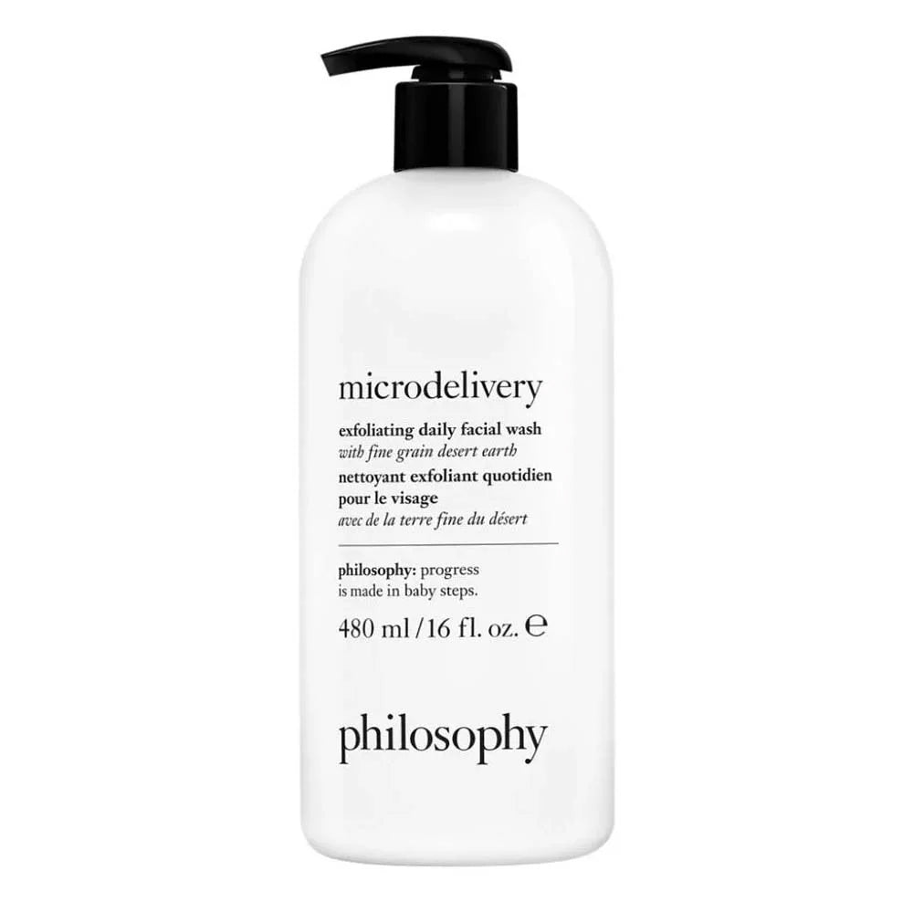 Philosophy Microdelivery Exfoliating Facial Wash 240ml Cleanser Scrub 480ml