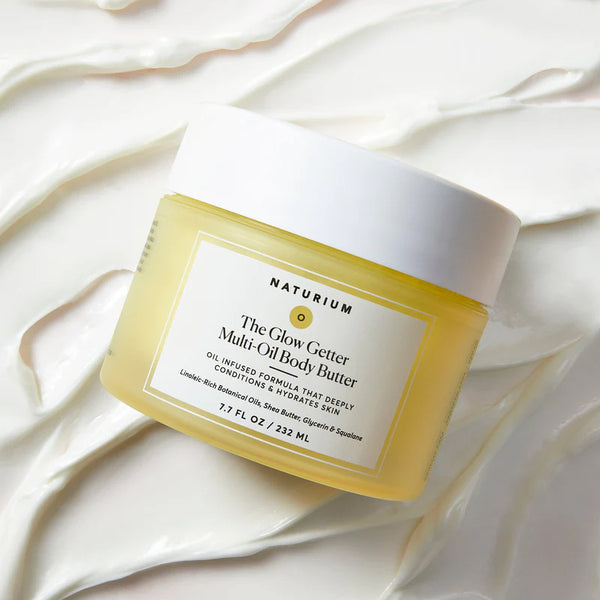 Naturium Glow Getter Multi-Oil Multi Oil Body Butter Moisturiser Lotion Cream Shea Glycerin Peptides Vanilla Coconut